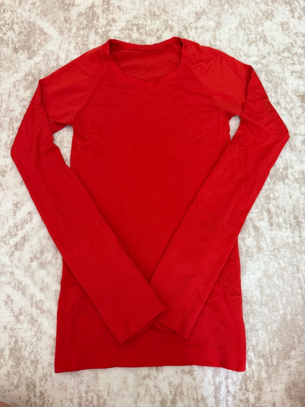 Lululemon Swiftly Tech Long Sleeve Red Size 0